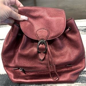 Coach backpack. Cinch strap to close. Magnetic snap on the “C”. Used minimally